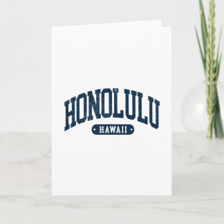 Vintage Honolulu Hawaii Oahu Souvenir Mens Womens  Card