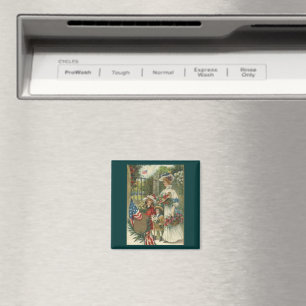 Vintage Honouring Memorial Day Magnet