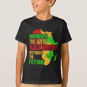 Vintage Honouring Past Inspiring Future Black Hist T-Shirt
