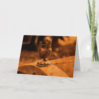 Vintage Hood Ornament Note Card