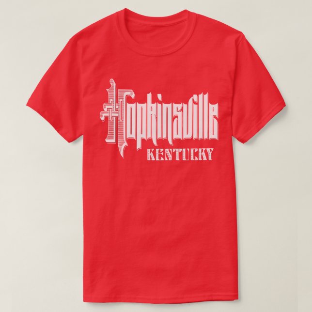 Vintage Hopkinsville KY TShirt (Design Front)