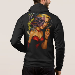 Vintage Horror Comic Art Hoodie