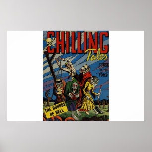Vintage horror comics   golden age horror comics poster