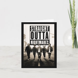 Vintage Horror Halloween Scary Straight Outta S Card