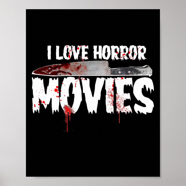 vintage horror movie art poster (Front)