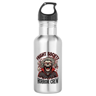 Vintage Horror Shirt Fright Society Skull Design_1 532 Ml Water Bottle