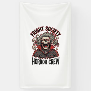 Vintage Horror Shirt Fright Society Skull Design_1 Banner