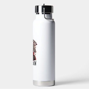 Vintage Horror Shirt Fright Society Skull Design_1 Water Bottle
