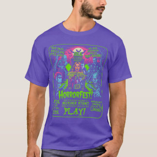 Vintage Horrorfest Poster Halloween Movie Oldime H T-Shirt