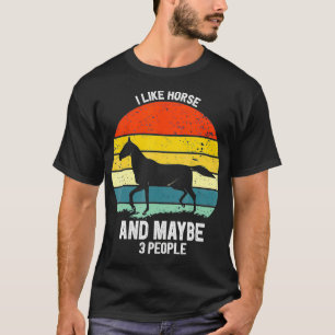 Vintage Horse Animal For Horse Lover  T-Shirt