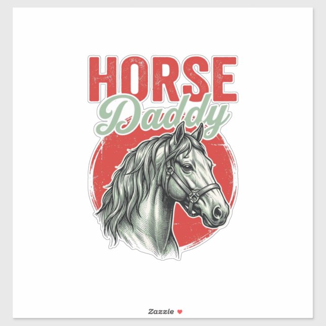 Vintage Horse Daddy Engraving (Sheet)