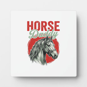Vintage Horse Daddy Engraving Plaque