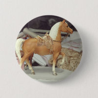 Vintage horse, Palomino in plastic