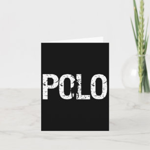 Vintage Horse Polo Gifts For Polo Players Horsebac Card