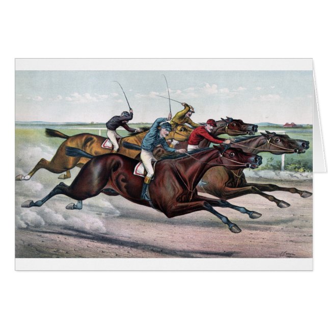 Vintage Horse Racing - And They're Off!, (Front Horizontal)