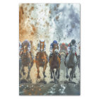 Vintage Horse Racing Decoupage