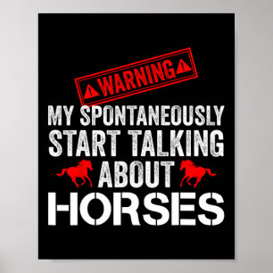 Vintage Horse Racing Poster