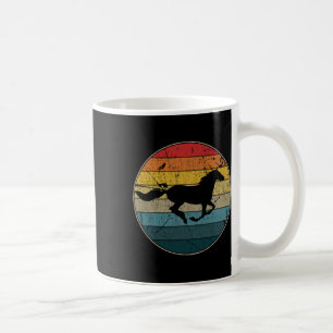 Vintage Horse Riding Love Equestrian Girl Distress Coffee Mug