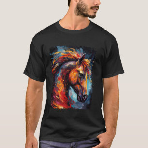 Vintage Horse Riding Lovers Horses Lover Pets Men T-Shirt
