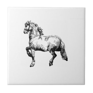 Vintage Horse Tile