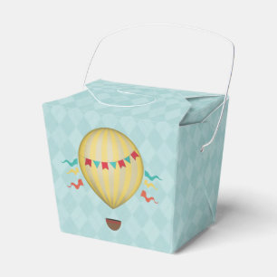 Vintage Hot Air Balloon Favour Box