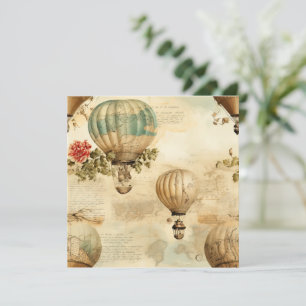 Vintage Hot Air Balloon in a Serene Landscape (9)