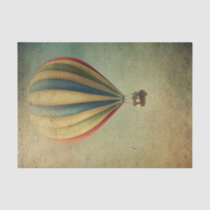 Vintage Hot Air Balloon Tissue Paper