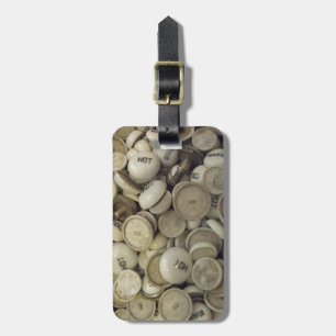 Vintage Hot and Cold Porcelain Knobs Luggage Tag