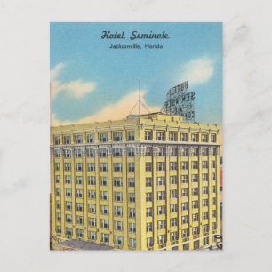 Vintage Hotel in Jacksonville, Florida Postcard