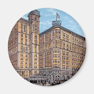 Vintage Hotel Seneca Magnet