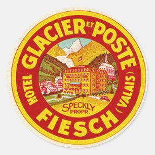 Vintage Hotel & Travel Sticker