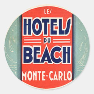 Vintage Hotel & Travel Sticker