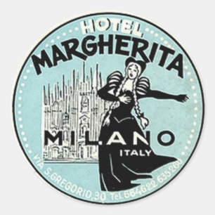 Vintage Hotel & Travel Sticker