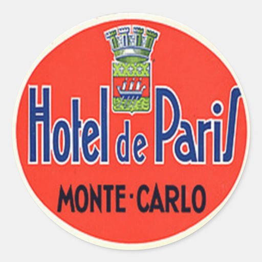 Image of Vintage Hotel & Travel Sticker