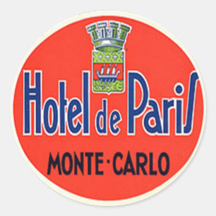 Vintage Hotel & Travel Sticker