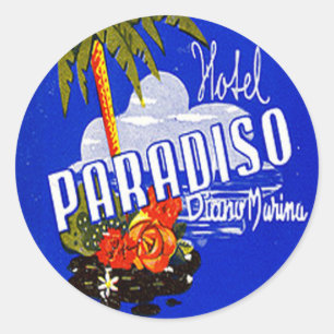 Vintage Hotel & Travel Sticker