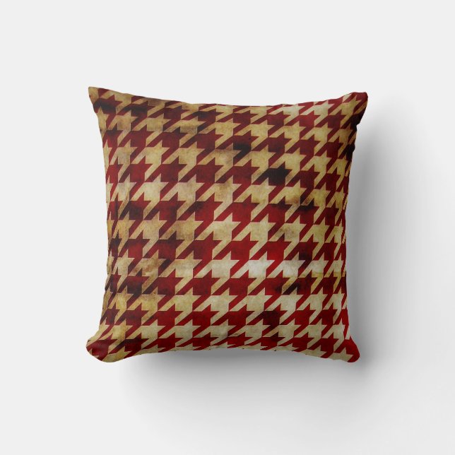 Vintage Houndstooth Cushion (Front)