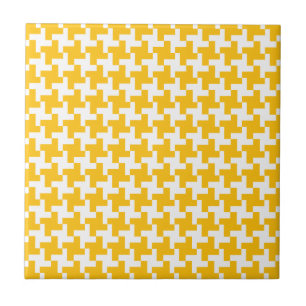 Vintage Houndstooth Pattern Tile