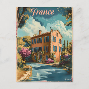 Vintage House in the Heart of France Postcard