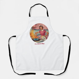 Vintage Housewife Cheeky Kitchen Design Apron
