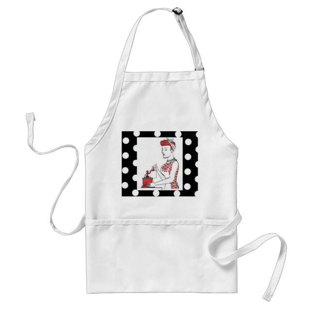 Vintage Housewife Standard Apron (Front)