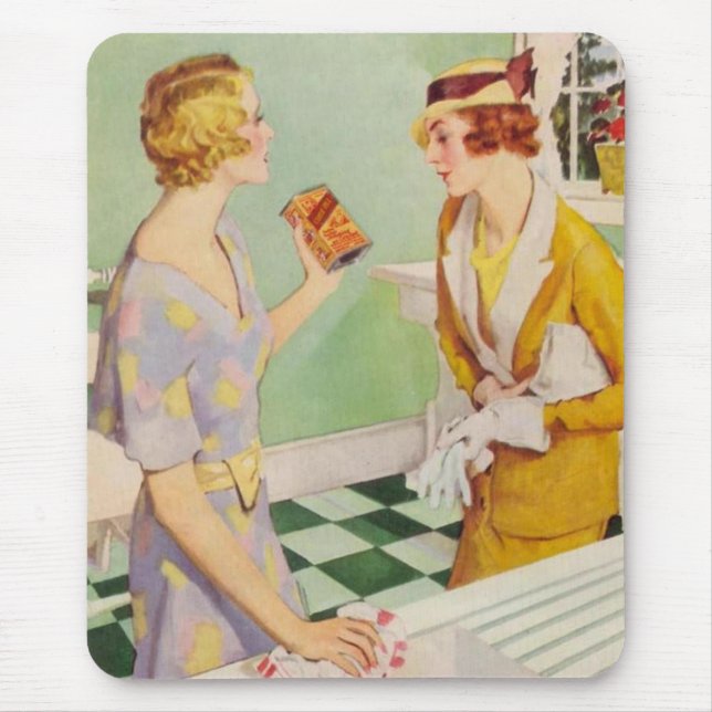 Vintage Housewives Mouse Mat (Front)