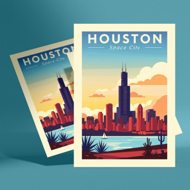 Vintage Houston Postcard (Creator Uploaded)