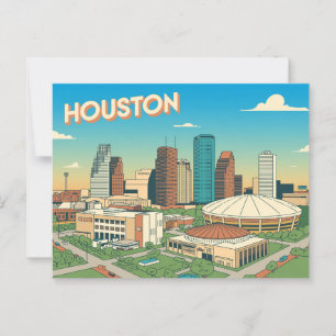 Vintage Houston Postcard   Greetings from Houston