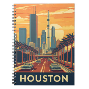 Vintage Houston Space Notebook