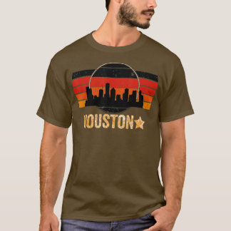 Vintage Houston Texas Houston Strong Stripes 1  T-Shirt