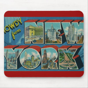 Vintage Howdy from New York Mouse Mat