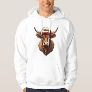 Vintage Howdy Highland Cow Western Trucker Hat Sty Hoodie