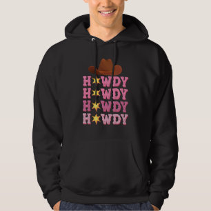 Vintage Howdy Rodeo Western Country Southern Cowgi Hoodie