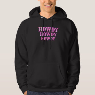 Vintage Howdy Rodeo Western Country Southern Cowgi Hoodie